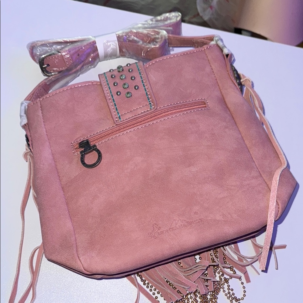Montana West Pink Crossbody Bag - Picture 3 of 3